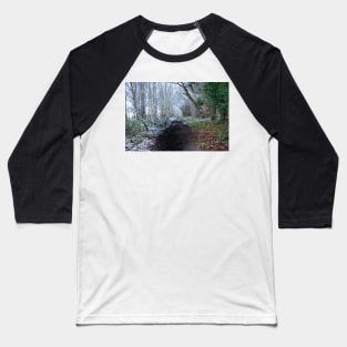 Forest path in winter Baseball T-Shirt